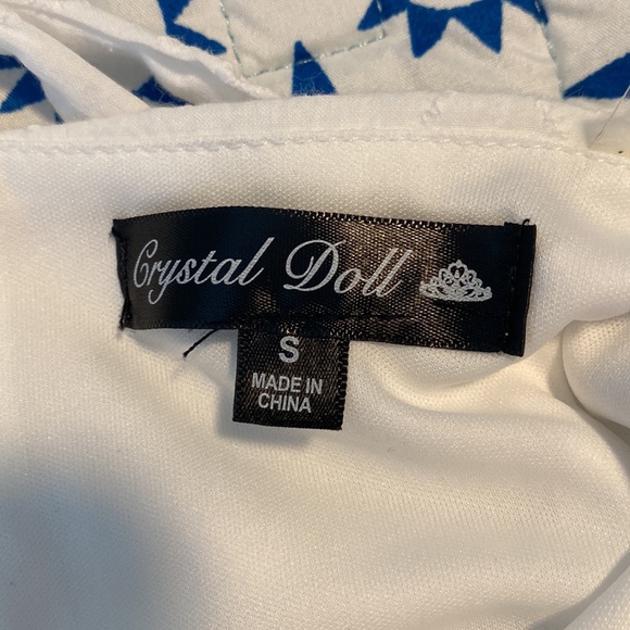 ⚡️Last Days! Crystal Doll White Eyelet Dress S - Picture 10 of 11